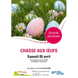 2025 - Chasse aux oeufs du 5 avril