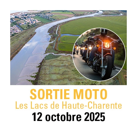 2025 - sortie moto les lacs de Haute-Charentes