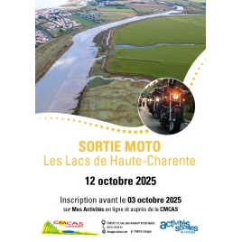 2025 - sortie moto les lacs de Haute-Charentes