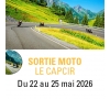 2026 - Séjour moto au Pays du Capcir du 22 au 25 mai
