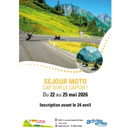 2026 - Séjour moto au Pays du Capcir du 22 au 25 mai