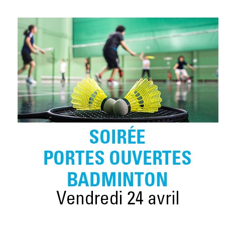 2026 - Soirée portes ouvertes badminton