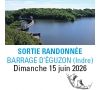 2026 - sortie randonnée à Eguzon le 15 juin