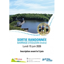 2026 - sortie randonnée à Eguzon le 15 juin